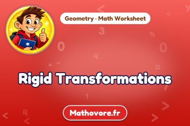 Rigid Transformations – Geometry math worksheet