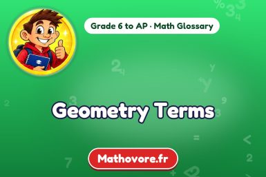 Geometry Terms – Mathovore math glossary