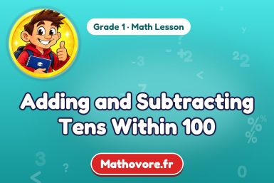 Adding and Subtracting Tens Within 100 – Grade 1 math lesson
