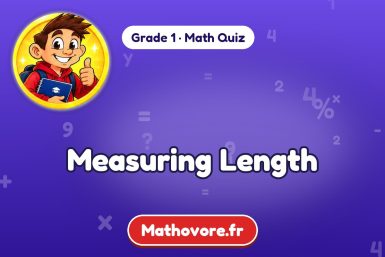 Measuring Length – Grade 1 math quiz