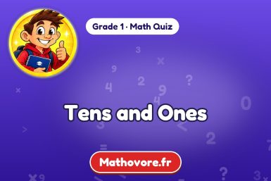 Tens and Ones – Grade 1 math quiz