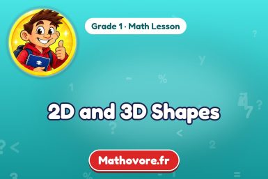 2D and 3D Shapes – Grade 1 math lesson