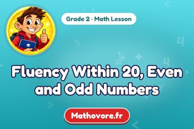 Fluency Within 20, Even and Odd Numbers – Grade 2 math lesson