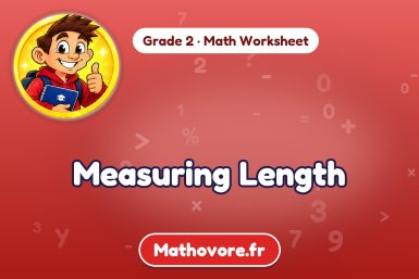 Measuring Length – Grade 2 math worksheet