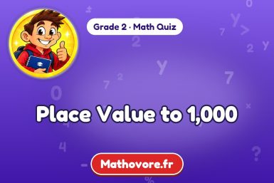 Place Value to 1,000 – Grade 2 math quiz