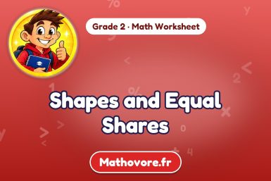 Shapes and Equal Shares – Grade 2 math worksheet