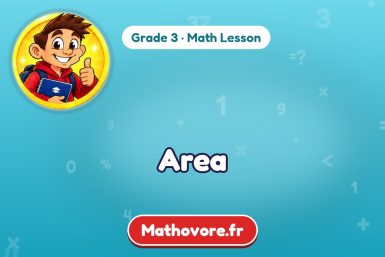 Area – Grade 3 math lesson
