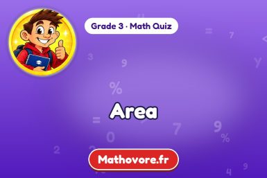 Area – Grade 3 math quiz