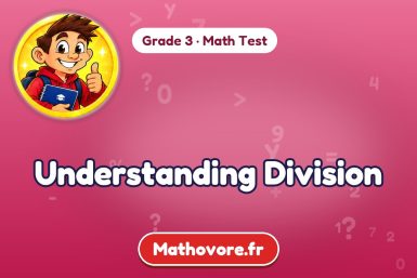 Understanding Division – Grade 3 math test