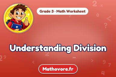 Understanding Division – Grade 3 math worksheet
