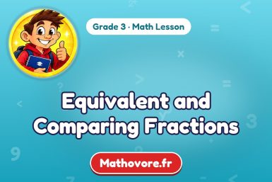 Equivalent and Comparing Fractions – Grade 3 math lesson