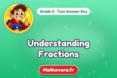 Understanding Fractions – Grade 3 math test answer key
