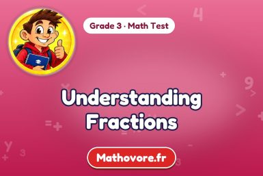Understanding Fractions – Grade 3 math test