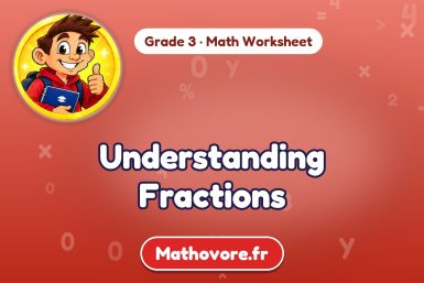Understanding Fractions – Grade 3 math worksheet