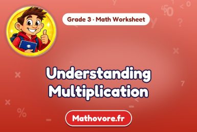 Understanding Multiplication – Grade 3 math worksheet