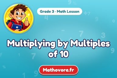 Multiplying by Multiples of 10 – Grade 3 math lesson