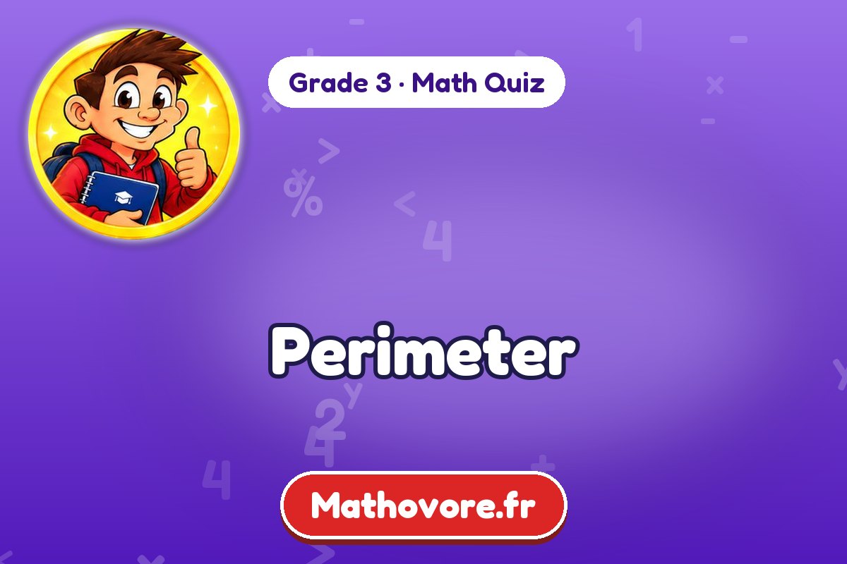 Perimeter: Grade 3 Math Quiz – PDF Download | Mathovore