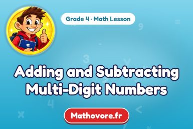 Adding and Subtracting Multi-Digit Numbers – Grade 4 math lesson