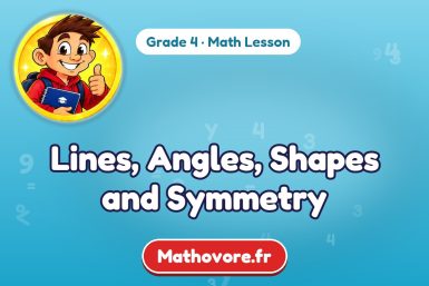 Lines, Angles, Shapes and Symmetry – Grade 4 math lesson