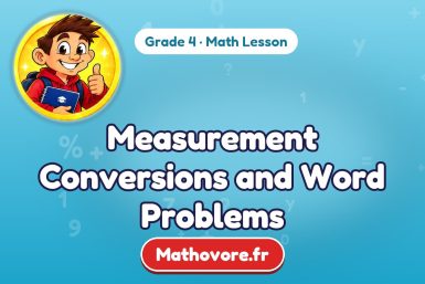 Measurement Conversions and Word Problems – Grade 4 math lesson