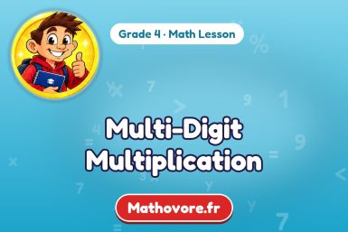 Multi-Digit Multiplication – Grade 4 math lesson