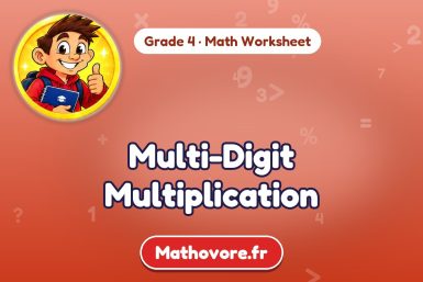 Multi-Digit Multiplication – Grade 4 math worksheet