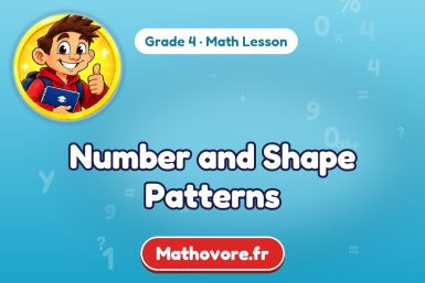 Number and Shape Patterns – Grade 4 math lesson