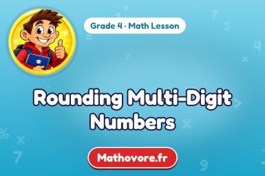 Rounding Multi-Digit Numbers – Grade 4 math lesson