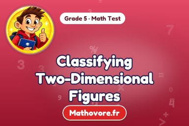 Classifying Two-Dimensional Figures – Grade 5 math test