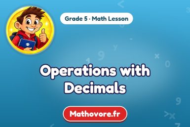 Operations with Decimals – Grade 5 math lesson