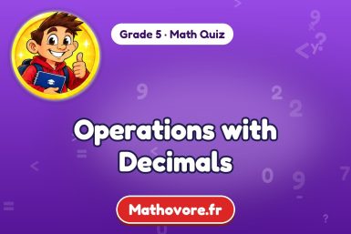 Operations with Decimals – Grade 5 math quiz