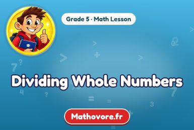 Dividing Whole Numbers – Grade 5 math lesson