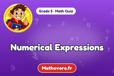 Numerical Expressions – Grade 5 math quiz