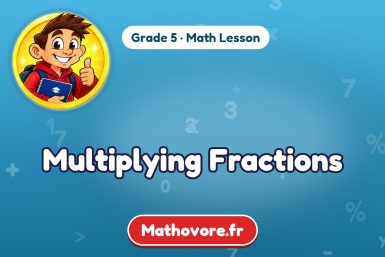Multiplying Fractions – Grade 5 math lesson