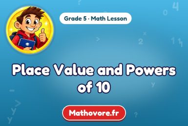 Place Value and Powers of 10 – Grade 5 math lesson