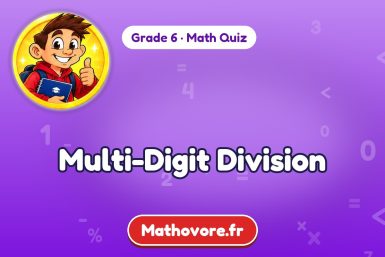 Multi-Digit Division – Grade 6 math quiz