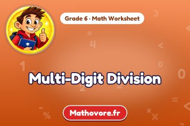 Multi-Digit Division – Grade 6 math worksheet