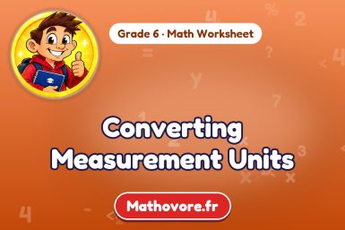 Converting Measurement Units – Grade 6 math worksheet
