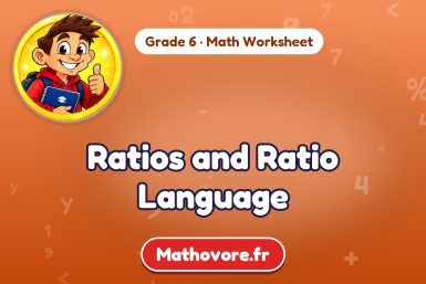 Ratios and Ratio Language – Grade 6 math worksheet