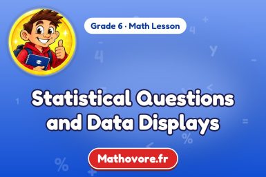 Statistical Questions and Data Displays – Grade 6 math lesson