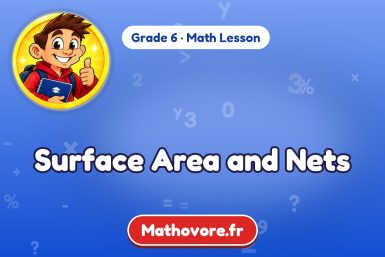 Surface Area and Nets – Grade 6 math lesson