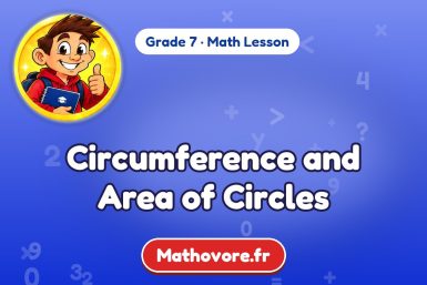 Circumference and Area of Circles – Grade 7 math lesson