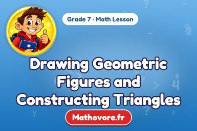 Drawing Geometric Figures and Constructing Triangles – Grade 7 math lesson