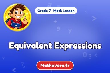 Equivalent Expressions – Grade 7 math lesson