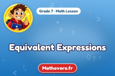 Equivalent Expressions – Grade 7 math lesson