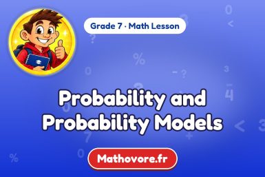 Probability and Probability Models – Grade 7 math lesson