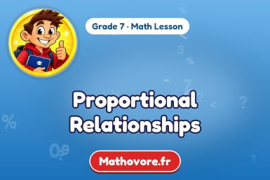 Proportional Relationships – Grade 7 math lesson