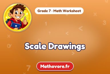 Scale Drawings – Grade 7 math worksheet