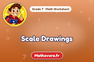 Scale Drawings – Grade 7 math worksheet