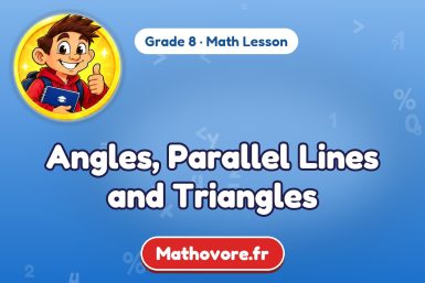 Angles, Parallel Lines and Triangles – Grade 8 math lesson